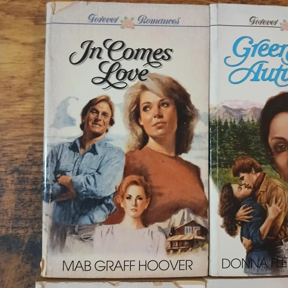 FOREVER ROMANCES Book Lot Of 7 Vintage 1980's PB Various Authors Guideposts